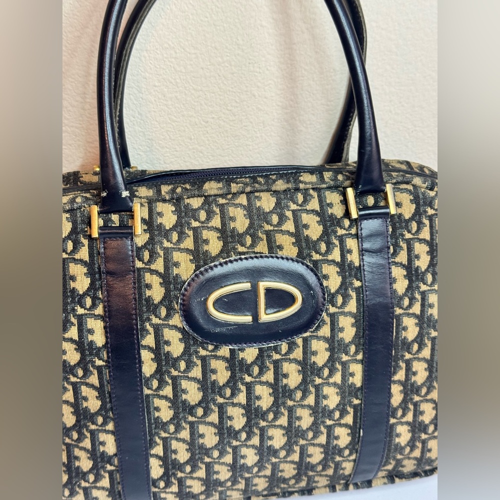 CHRISTIAN DIOR Diorissimo Top Handle Bag Vintage - Picture 2 of 13